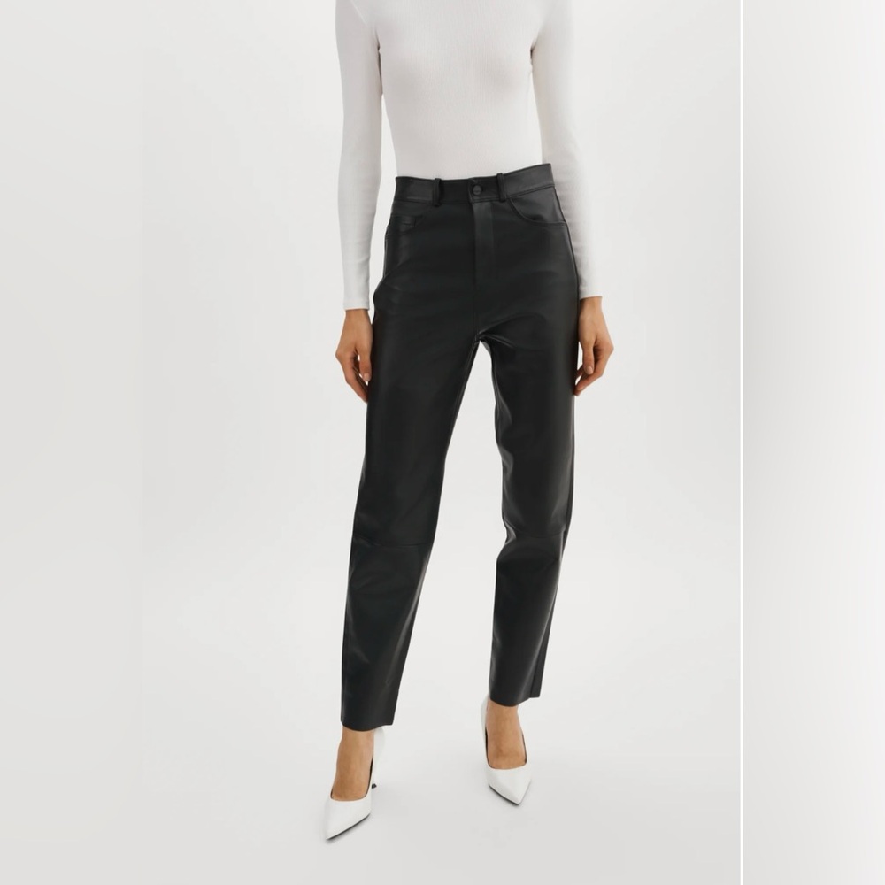 LAMARQUE ADELINE | LEATHER JEANS (Contemporaine exclusivite simons)
